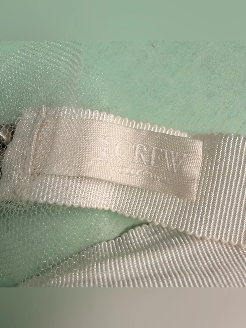 J.Crew Silver Crystal Beaded Waist Wedding Belt